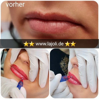 Lippen Permanent Make Up Bilder - LAJOLI Hamburg Lips, Augenbrauen, Lidstriche