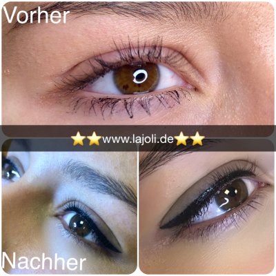 Lidstrich Permanent Make Up Bilder 101 - LAJOLI Hamburg -  Wimpernkranzverdichtung / eyeliner
