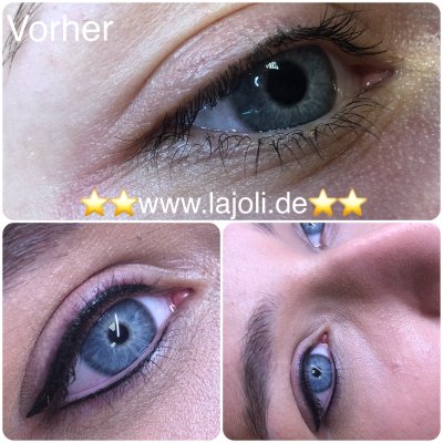 Lidstrich Permanent Make Up Bilder 104 - LAJOLI Hamburg -  Wimpernkranzverdichtung / eyeliner