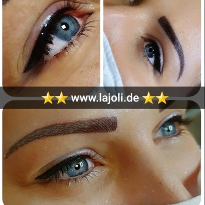 Lidstrich Permanent Make Up Bilder 107 - LAJOLI Hamburg -  Wimpernkranzverdichtung / eyeliner