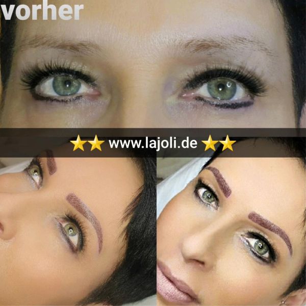 Augenbrauen Permanent Make-Up Bilder von LAJOLI Elite-Linergistin®  M.Leja aus Hamburg - eyebrow blading
