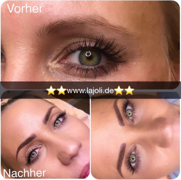 LAJOLI Augenbrauen Permanent Make-Up Bilder von Profi M. Leja Hamburg - eyebrow blading