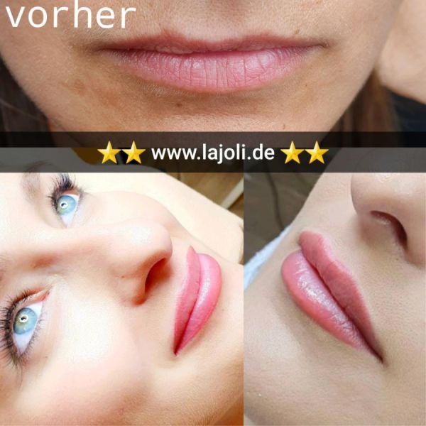 Lippen Permanent Make-Up Bilder von LAJOLI Profi Elite-Linergistin® Manuela Leja - Lips Hamburg