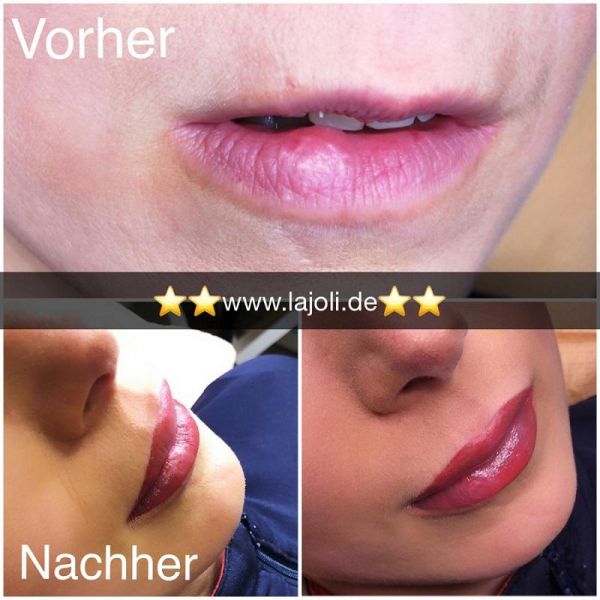 Lippen Permanent Make Up Bilder - LAJOLI Manuela Leja Lips Hamburg - Beauty 