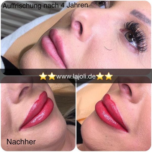 LAJOLI Lippen Permanent Make-Up Bilder von Manuela Leja Lips und Lippen aufspritzen mit Hyaluronsäure - Hamburg