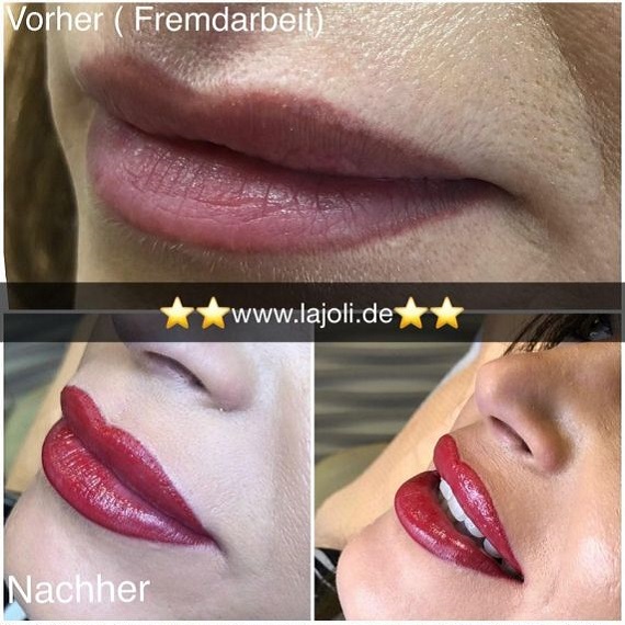 Lippen Permanent Make Up Bilder von LAJOLI Manuela Leja - Lips - Lippen aufspritzen 