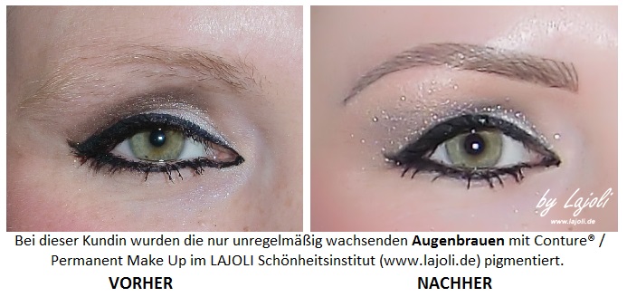 LAJOLI Augenbrauen Permanent Make-Up Bilder Hamburg - Kundin aus Braunschweig 2  - www.lajoli.de