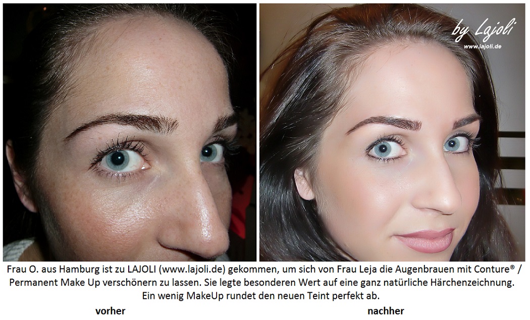 LAJOLI Augenbrauen Bilder Permanent Make-Up / Kosmetik Hamburg/Schenefeld - www.lajoli.de