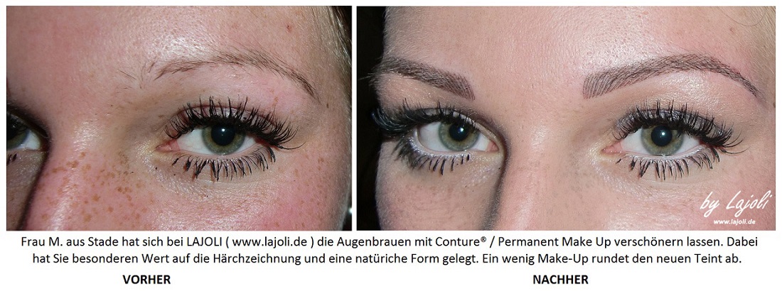 LAJOLI Hamburg Permanent Make-Up Augenbrauen Bilder Frau M. aus Stade - www.lajoli.de