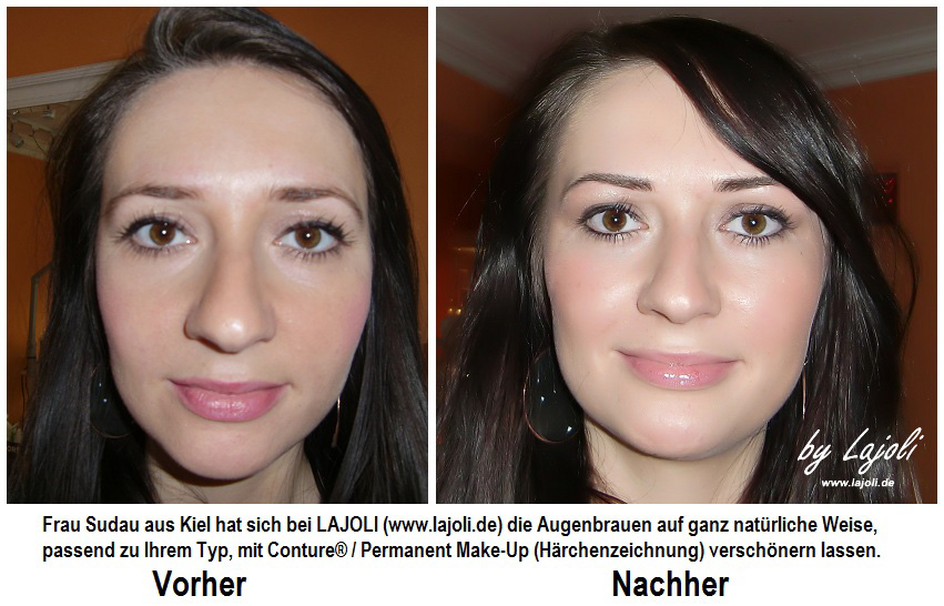 LAJOLI Permanent Make-Up / Kosmetik Hamburg Faltenunterspritzung - Augenbrauen - www.lajoli.de
